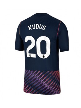 Moški Nogometna dresi replika Tottenham Hotspur Mohammed Kudus #20 Gostujoči 2026-27 Kratek rokav Moški Nogometna dresi replika Tottenham Hotspur Mohammed Kudus #20 Gostujoči 2026-27 Kratek rokav
